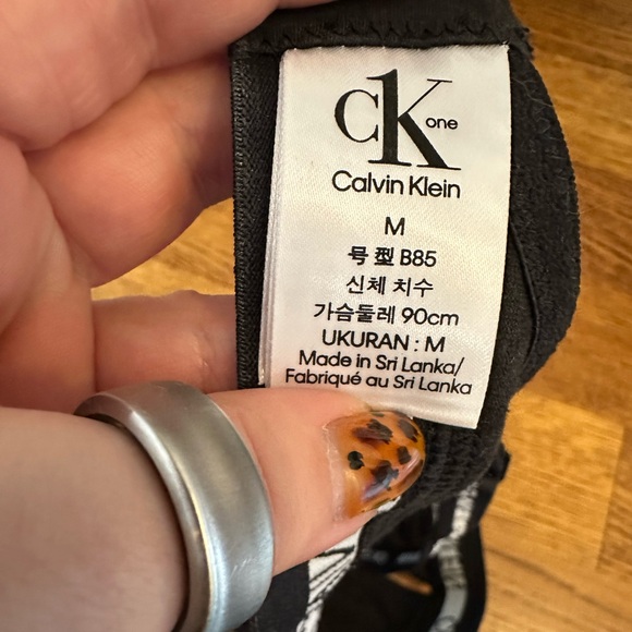 Calvin Klein - Modern Cotton Lightly Lined Triangle Bralette (M) - Picture 3 of 3